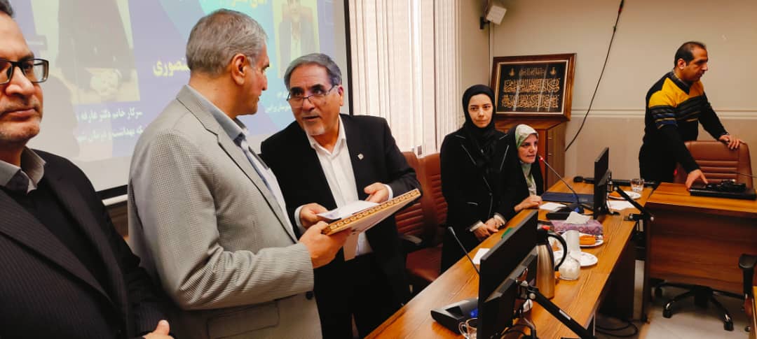 جلسه تودیع و معارفه مدیر شبکه بهداشت ورامین